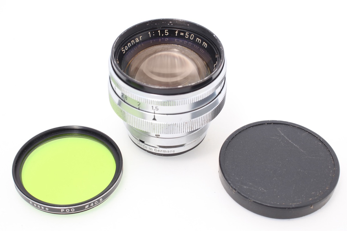 通販ストア 極美品 Carl Zeiss C Sonnar 50mm F1.5 ZM コシナ